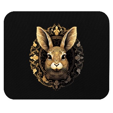 Discover Easter Bunny Rabbit Mandala Arts Easter Day Mouse Pads
