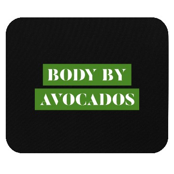 Discover Body by Avocados Avocado Gym Mouse Pads