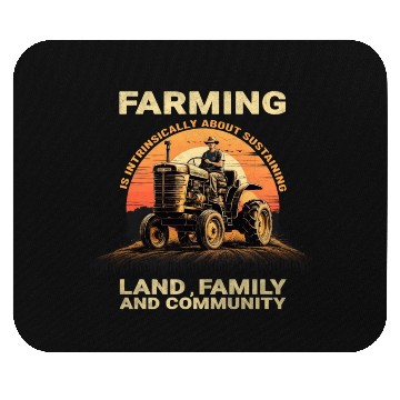 Discover Farming Family Mouse Pads