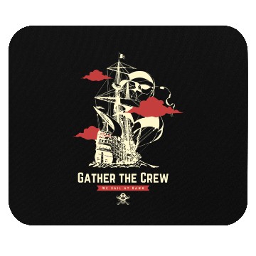 Discover Gather the Pirate Crew Mouse Pads