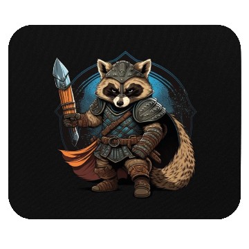 Discover f raccoon Mouse Pads