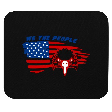 Discover American Flag Eagle Mouse Pads