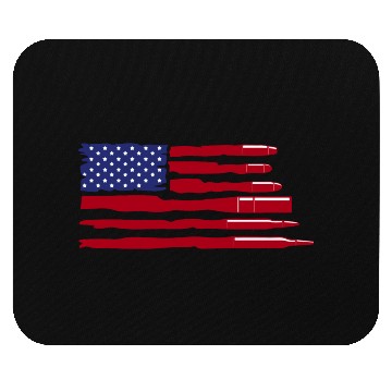 Discover The Gun USA Flag Mouse Pads