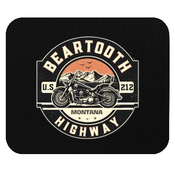 Discover Beartooth Highway US 212 Mouse Pads