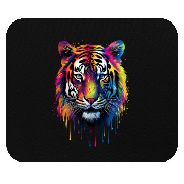 Discover Rainbow Tiger Mouse Pads