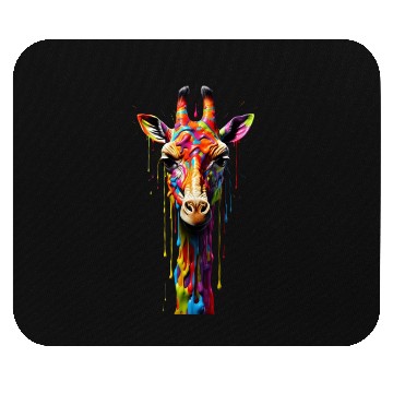Discover Rainbow Giraffe Mouse Pads
