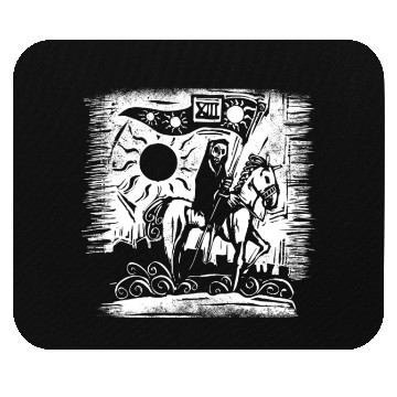 Discover Tarot Death Card Blackcraft Mouse Pads