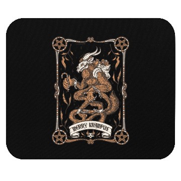 Discover Merry krampus Mouse Pads