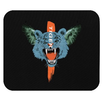 Discover Wings and tiger head Mouse Pads