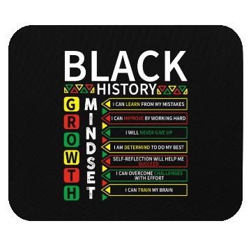 Discover Growth Mindset Definition Black History Month Mouse Pads