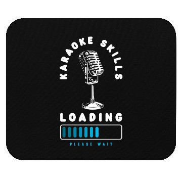 Discover Funny Karaoke Singer Singing Musician Karaoke Gift Mouse Pads