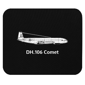 Discover DH 106 Havilland Comet Aircraft line Mouse Pads