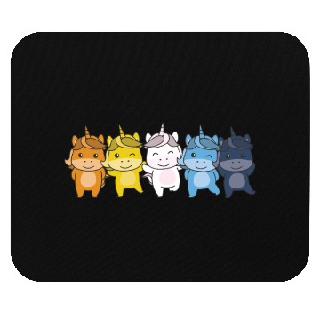 Discover Aroace Flag Pride Lgbtq Cute Unicorn Mouse Pads