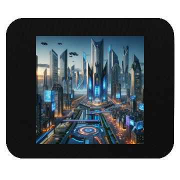 Discover Future Metropolis Neon Lights and Advanced Mouse Pads