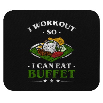 Discover Buffet Delicious Hotel Glutton Mouse Pads