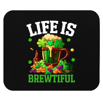Discover Funny Irish St Patricks Day Craft Beer Mouse Pads