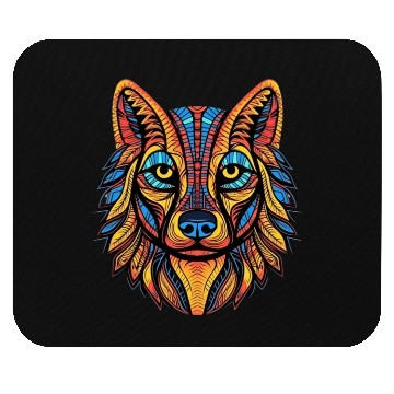 Discover German Shepherd Funny Dog Street Art Comic Pet Mouse Pads
