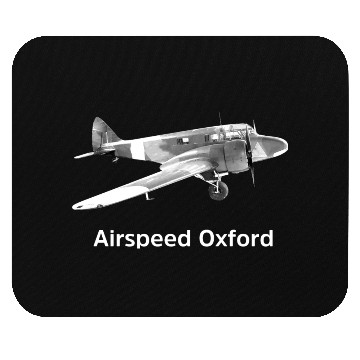 Discover Airspeed Oxford Training aircraft Mouse Pads
