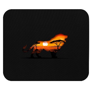 Discover Lion - Wild Life Mouse Pads