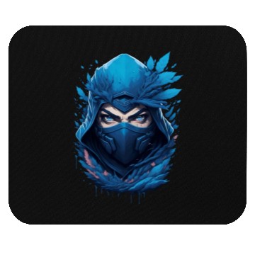 Discover Blue ninja Mouse Pads