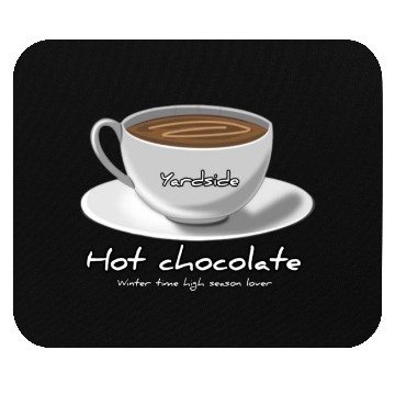 Discover Drink Hot chocolate good winter Yardside font Mouse Pads