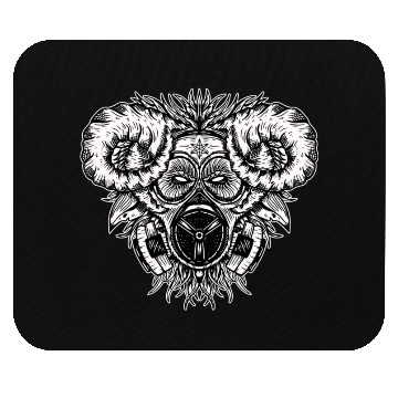 Discover Skull Goat Beast Artwork Mouse Pads