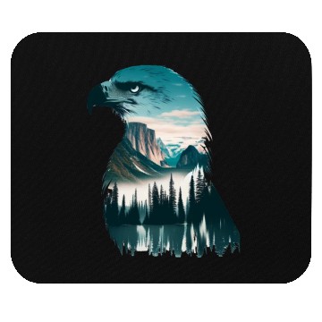 Discover Nature in Eagle Pattern Mouse Pads