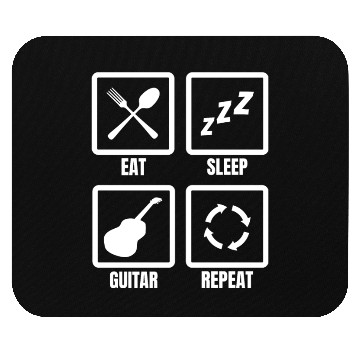 Discover Guitar Player Daily Schedule Mouse Pads