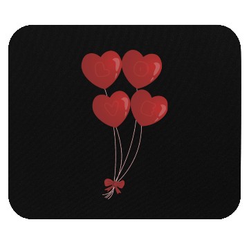 Discover Love Balloons Mouse Pads