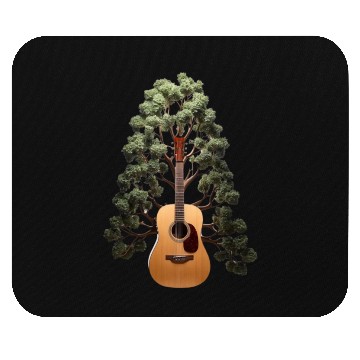 Discover Acoustic Guitar Mouse Pads Tree of Life Guitar