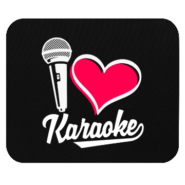 Discover Funny Karaoke Singer Singing Musician Karaoke Gift Mouse Pads