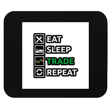 Discover Bitcoin Eats Sleep Trade and Repeat Criptocurrency Mouse Pads