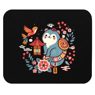 Discover Whimsical Dog and Bird Mouse Pads