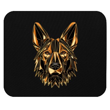 Discover German Shepherd Funny Dog Street Art Comic Pet Mouse Pads