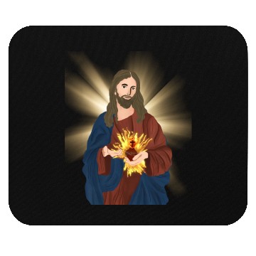 Discover sacred heart of jesus Mouse Pads