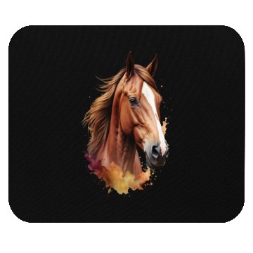 Discover Horse Photo realism body head Mouse Pads