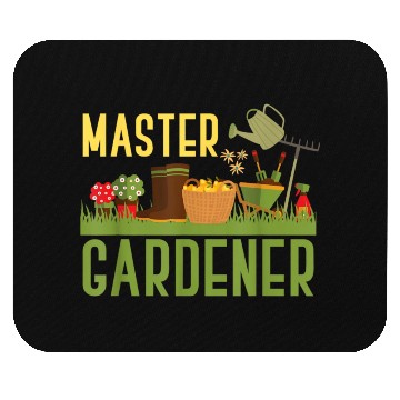 Discover Funny Garden Master Gardener Mouse Pads