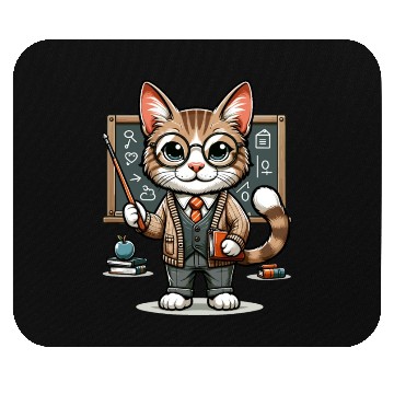 Discover Funny Teacher Cat Mouse Pads