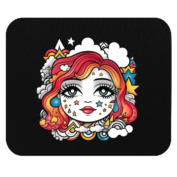 Discover Celestial girl Mouse Pads