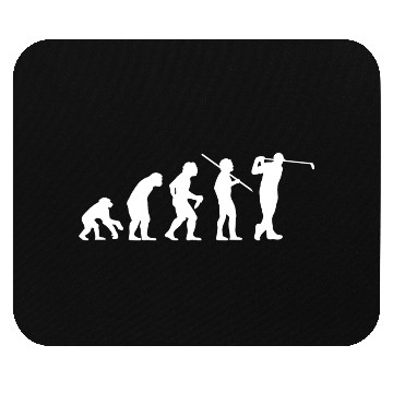 Discover Evolution golf golfer golfer Mouse Pads