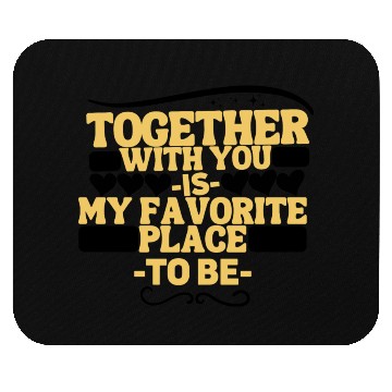 Discover Funny romantic couple saying fun together forever Mouse Pads