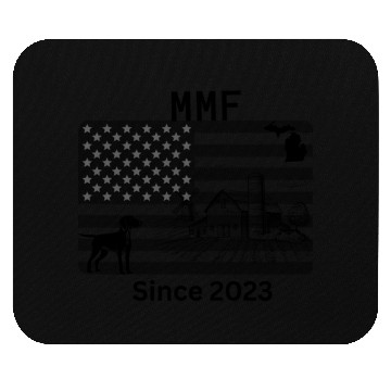 Discover MMF with patriotic background Mouse Pads