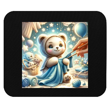 Discover Starry Snuggles Panda Mouse Pads