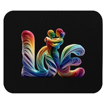 Discover Love is love Mouse Pads