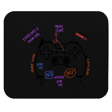 Discover PlayStation Remote controller Black Mouse Pads