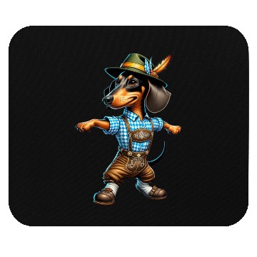 Discover Dachshund dog Bayern Mouse Pads