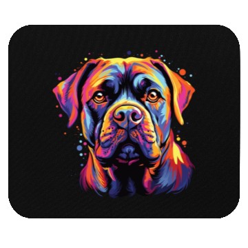 Discover Watercolor Colorful Cane Corso Mouse Pads