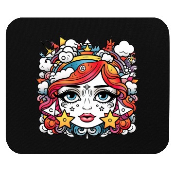 Discover Celestial girl Mouse Pads