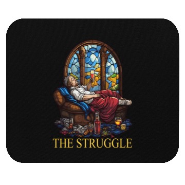 Discover Sip & Sit Comedy: The Struggle Chronicles Mouse Pads