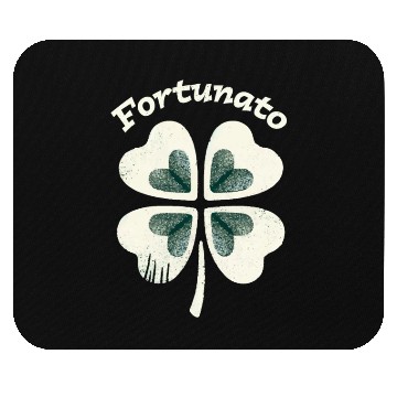 Discover Fortunato Emblem Distressed Four-Leaf Mouse Pads